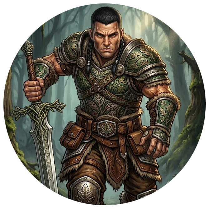 GUERREIRO HUMANO RPG FITTONIA